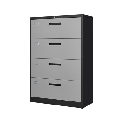 Bradnon 35.43'' Wide 4 -Drawer Steel File Cabinet