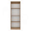 Bibliothèque Verdi, 5 tablettes, bois manufacturé Macadamia