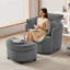 Chaise pivotante à 360 ° avec repose-pieds-1795087431