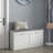 Shoe Bench, Entryway Bench with 2 Flip Drawers, Seating Cushion
