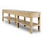 120'' W Solid Wood Console Table