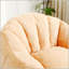 Fauteuil à billes surdimensionné avec accoudoirs, mousse haute densité, confortable et polyvalent pour les adultes dans le salon et la chambre à coucher-68130875