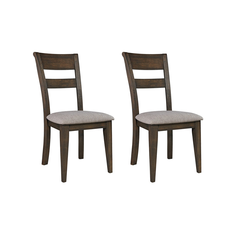Reber Upholstered Slat Back Side Chair