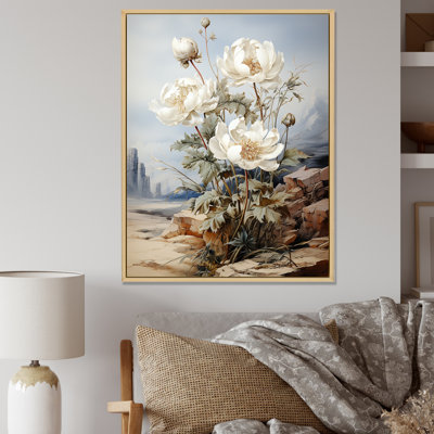 White Vintage Botanicals, reproduction d'art sur toile