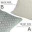Coussin décoratif à motif de blocs de tissu fabriqué à la main Fabividine, Riva-109599847