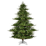 90'' H Green Realistic Fir Christmas Tree