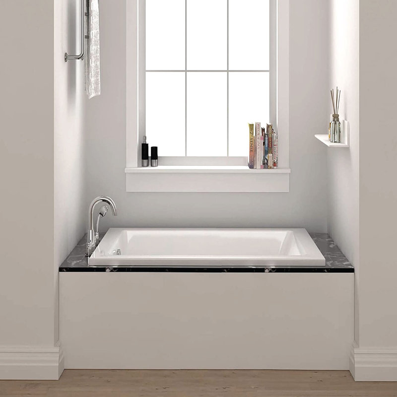 48" x 32" Drop-In Soaking Bathtub