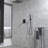 Ceiling Mounted Shower System Combo Set With Handheld And 16"Shower Head-118580282