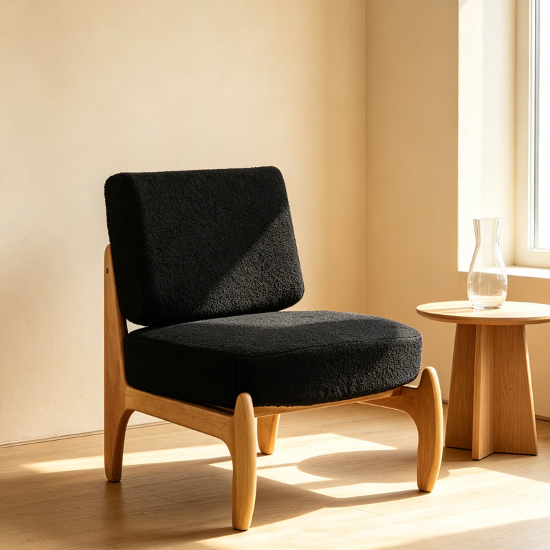 Chaise d'appoint Teddy, Ours en peluche noir, Brun