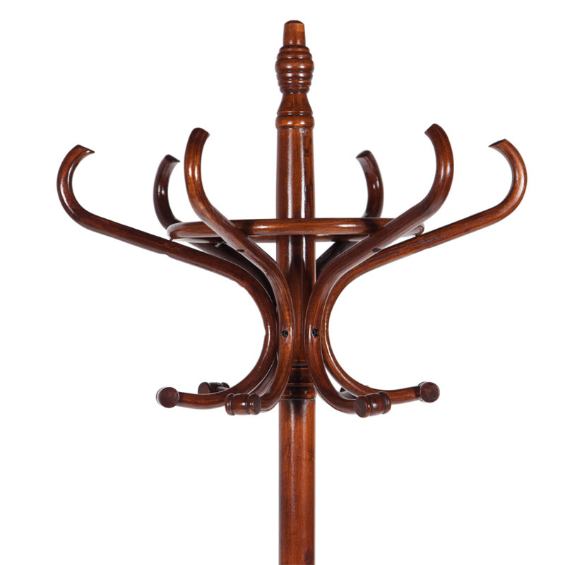 Freestanding 6 - Hook Coat Rack, Brown