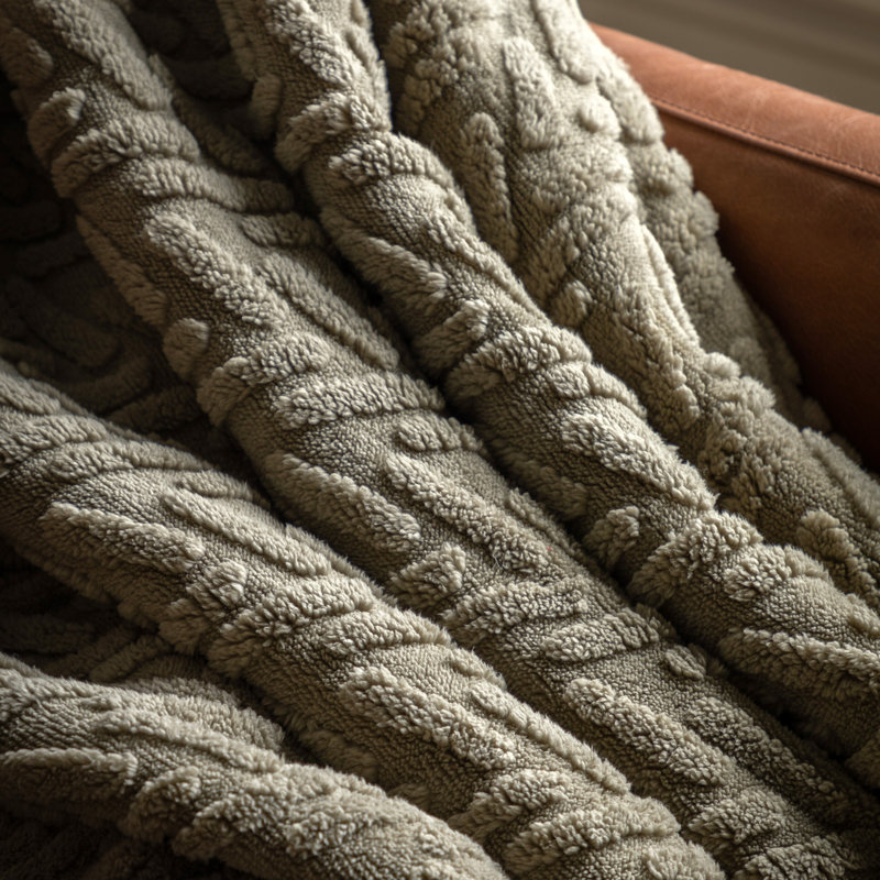 Sinquefield Throw Blanket, Sage