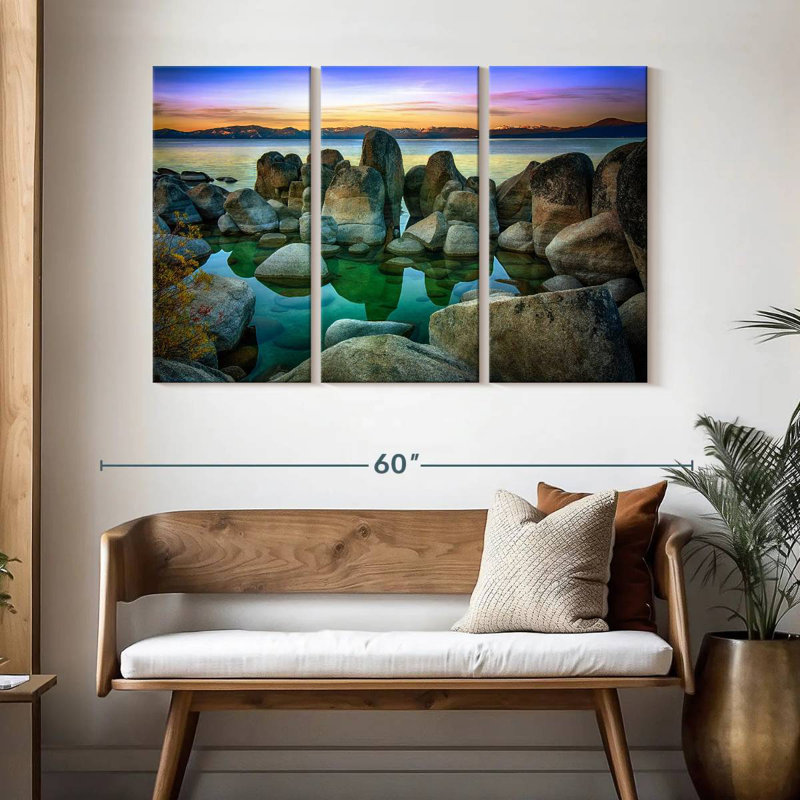 Alvord Rocks At Lake Tahoe, H 32 po x l 50 po