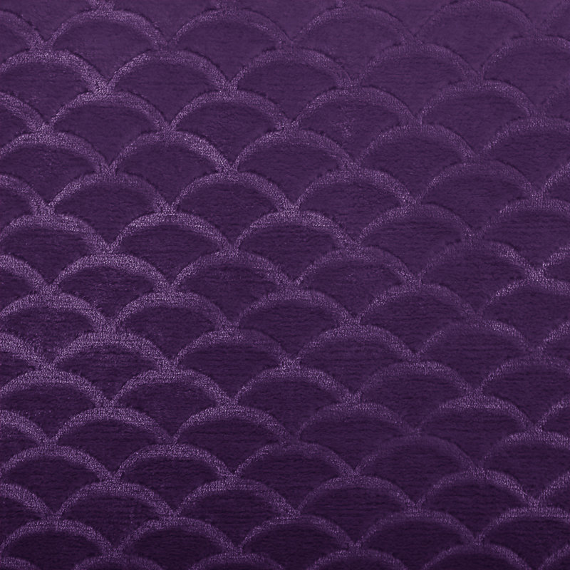 Couverture en flanelle brossée pourpre grand, Mauve, Grand lit