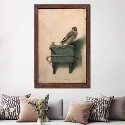 The Goldfinch, 1654 by Carel Fabritius - Painting on Canvas