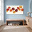 Ensemble de 1 tableau sur toile à motif de feuilles d'érable d'automne-1656495285