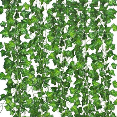 252 FT Artificial Ivy 36 Pack Ivy Vine Garland Ivy Leaves Greenery Garlands Clip Hanging Fake Leaf Plants Faux Green Flowers Decor Home Kitchen Garden Office Wedding Wall