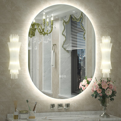 Aevar LED Lighted Wall Mirror