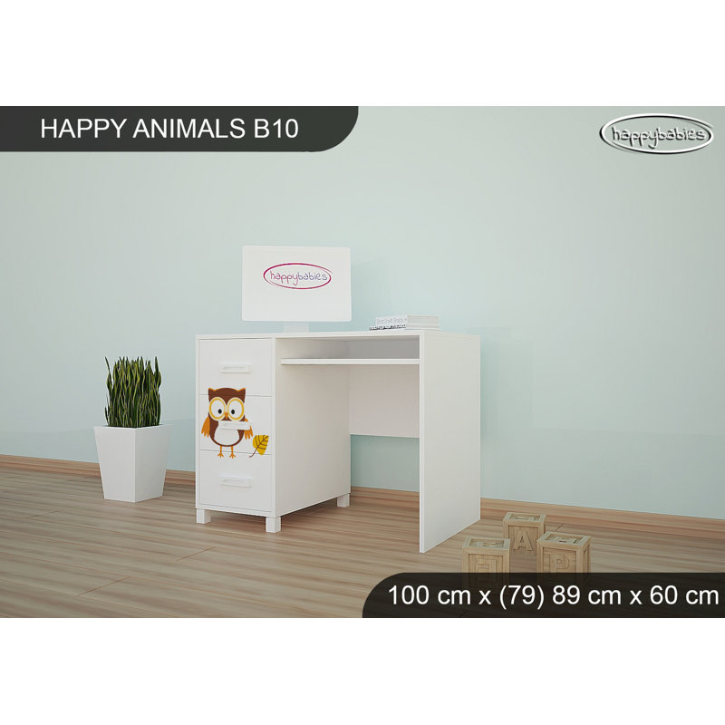 100cm Writing Desk, White