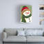 Art mural sur toile tendue - Beverly Johnston «Carrot Nose Snowman», décoration murale pour le salon, la chambre à coucher ou le bureau - 30 x 47-31977862