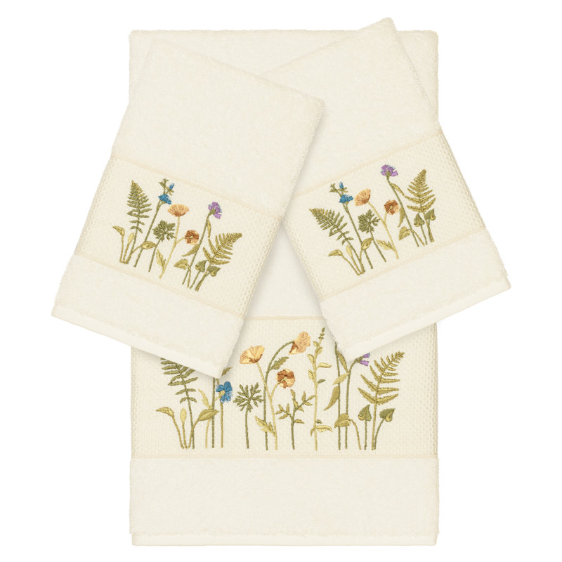 Serenity 3 Piece Towel Set, Cream