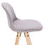 Ayala Upholstered and Faux Leather Bar Stool with Solid Wood Frame-550485108-729140157