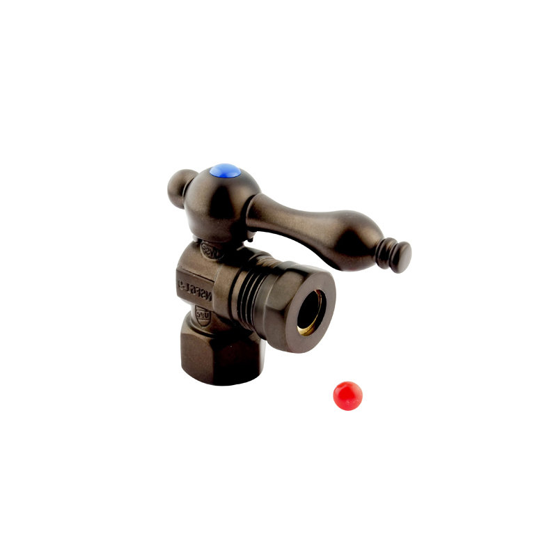 Quarter Single hole Bathroom Faucet, Dark Bronze