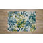 Ross Floral Handmade Tufted Ivory/Blue Area Rug-31943199