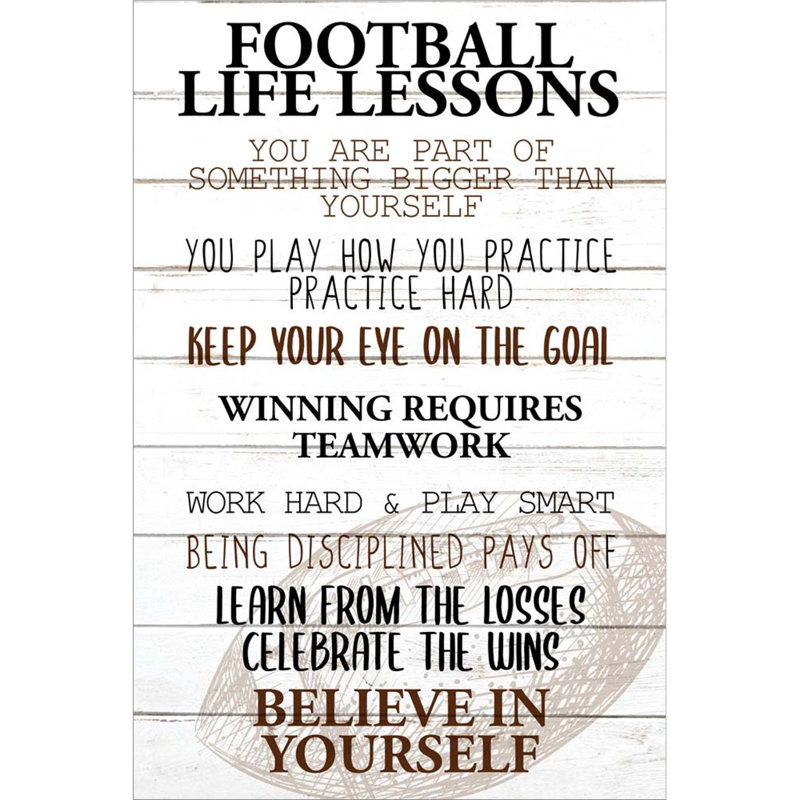 «Football Life» par Kimberly Allen - impression encadrée