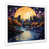 White Single Picture Framed