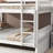 White Full Over Full Bunk Bed With Trundle Guardrails-2109801548
