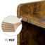 Table de chevet Mcnab en brun rustique