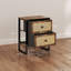 50cm W Engineered Wood Bedside Table