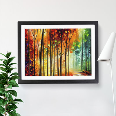 XH1022-7157X Pretty Forest Vol.4 Abstract - Single Picture Frame Print