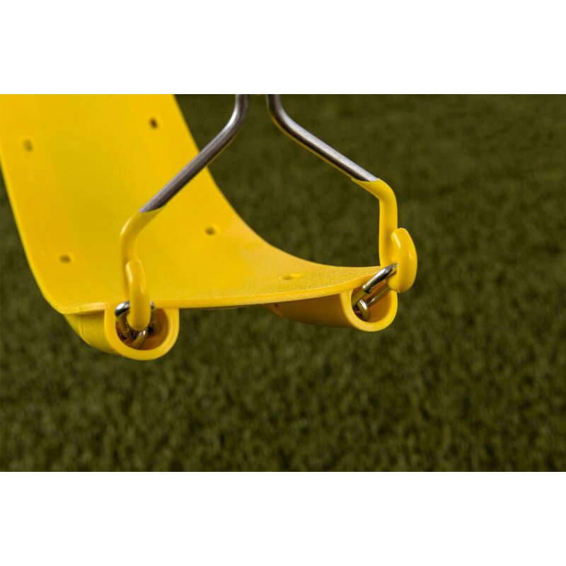Siège de balançoire vert avec chaînes Beginner, Jaune