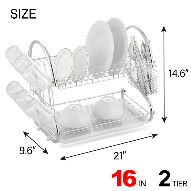 Dish Drainer 2 Tier 16"