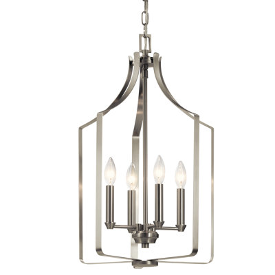 4 - Light Lantern Geometric Chandelier