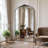 Aluminum Alloy Framed Full Length Mirror with Stand Rectangle Wall Mirror-1836232599-1836232597
