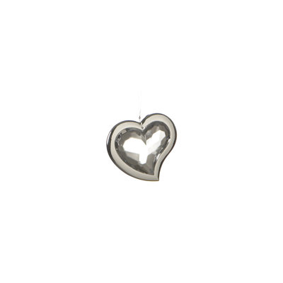 Figurine suspendue cardiaque acrylique