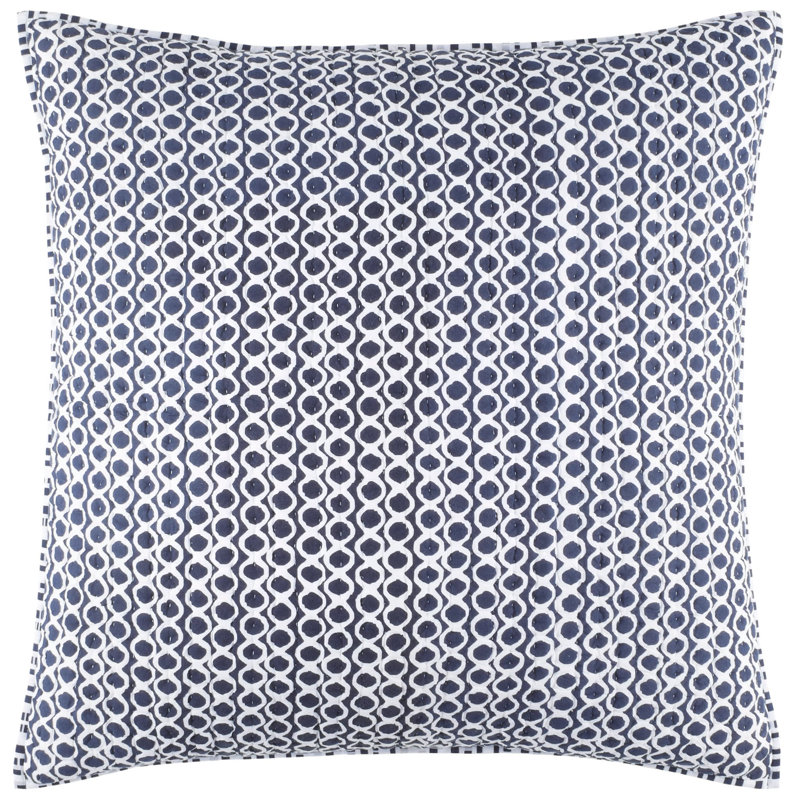 Tyler Quilted Sham, Euro, Indigo