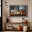 Art mural sur toile sculpté orange et blanc par Moonlit-1364857400