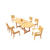 Mas Outdoor 7 - Piece Teak Dining Set