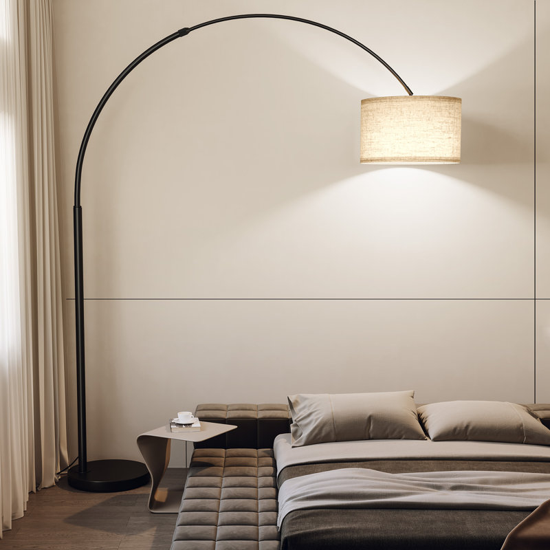 Grande lampe sur pied à rallonge arquée 82 po 82 po