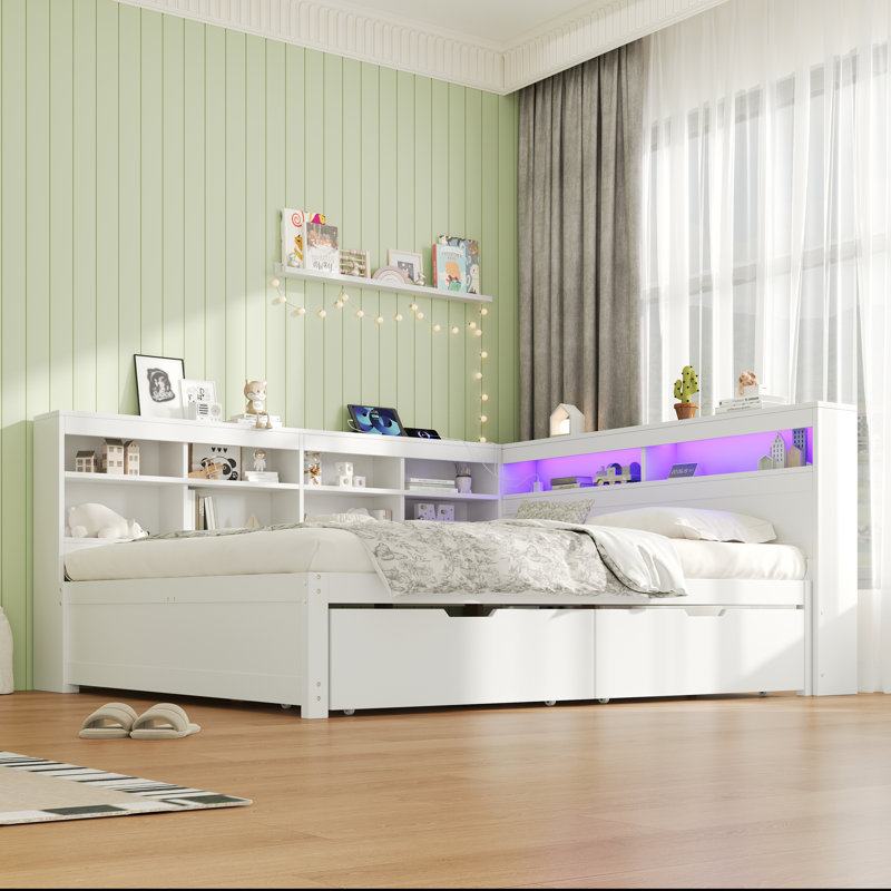 Daybed, Double (4'6), White