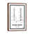 Classic Brown Wood Framed
