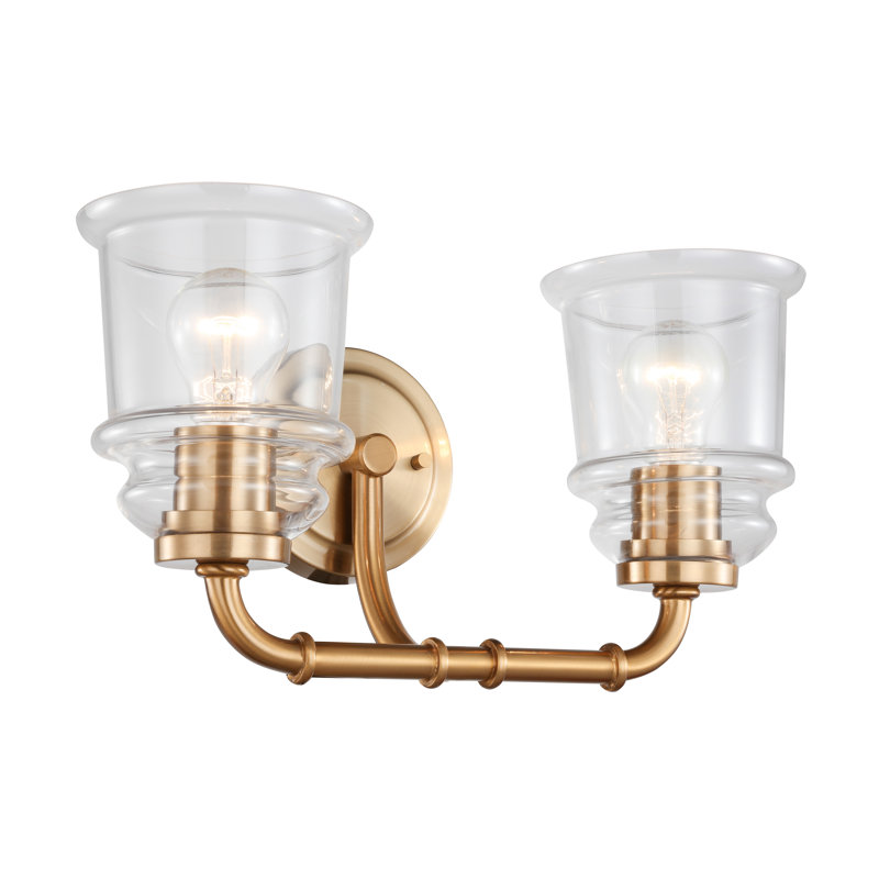 Shifflett 2 - Light Vanity Light, Brass