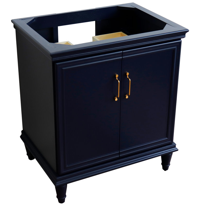 Ferrara 30'' Single Bathroom Vanity Base Only, Blue
