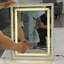 16" X 21" Small Size Touch Control Sliding LED Mirror, Tri-Colour Switching, Brightness Adjustable-1842066287-1842066284