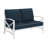 Mosier 54'' Wide Metal Loveseat with Cushions-1790717047-1790717041