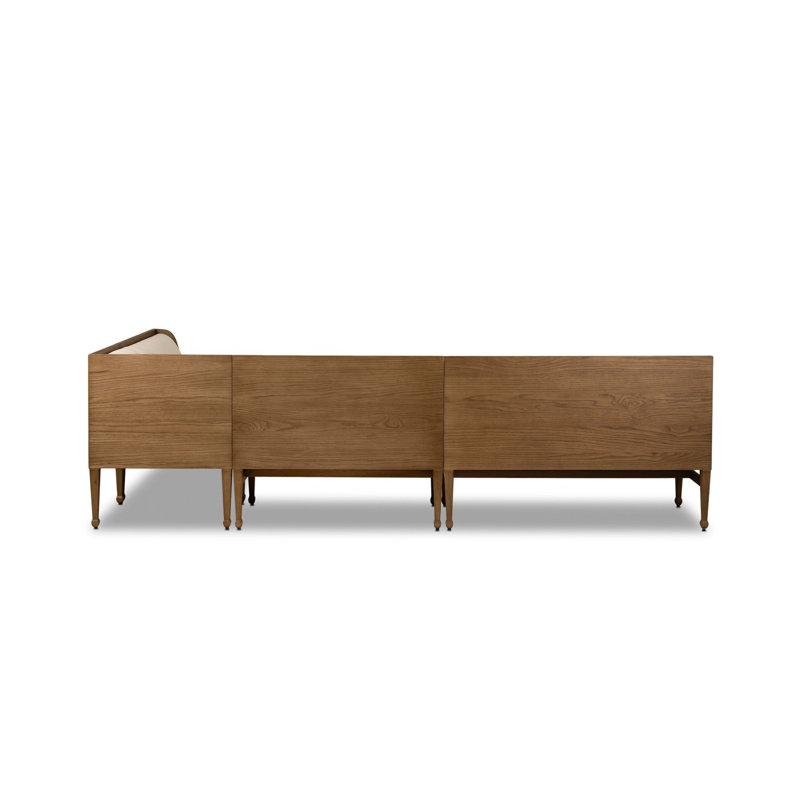 Priscilla Modular Corner Sectional, 32" H x 113" W x 75.5" D, Symmetrical