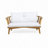 4-Pieces Acacia Wood Patio Furniture Set, Outdoor Furniture With Coffee Table, Patio Conversation Set Deep Seating With Soft Cushion, Porch Chairs For Backyard Porch Balcony-281479393